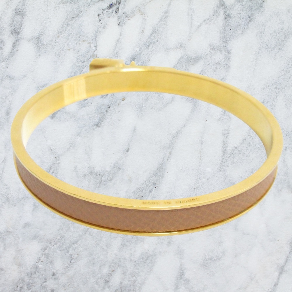 HERMES Pre-Owned Kelly Cadena Bangle with H charm - Picture 3 of 9